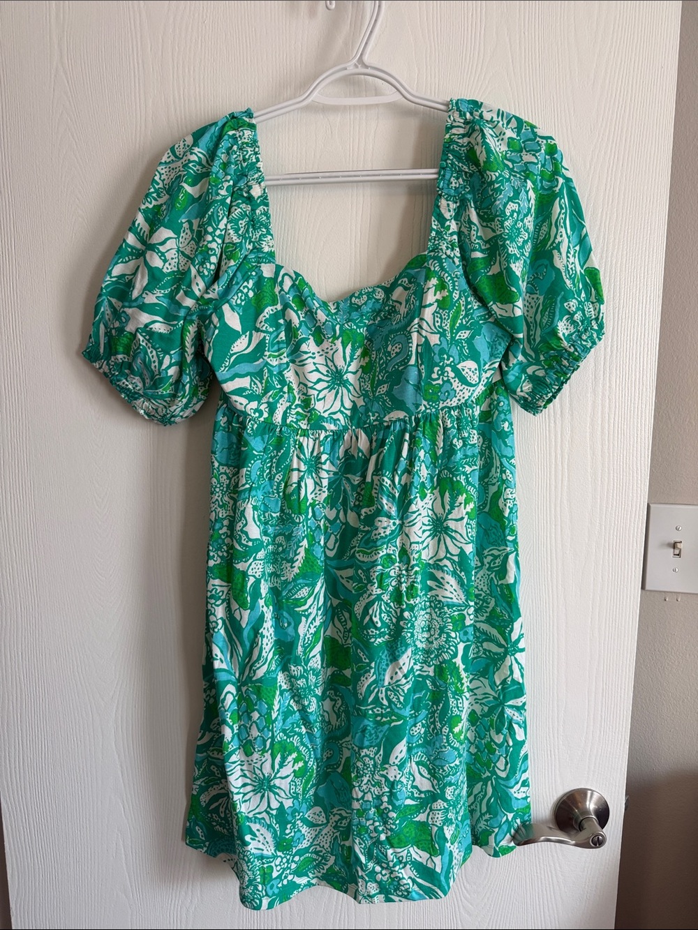 Lilly Pulitzer Botanical Green Floral Dress